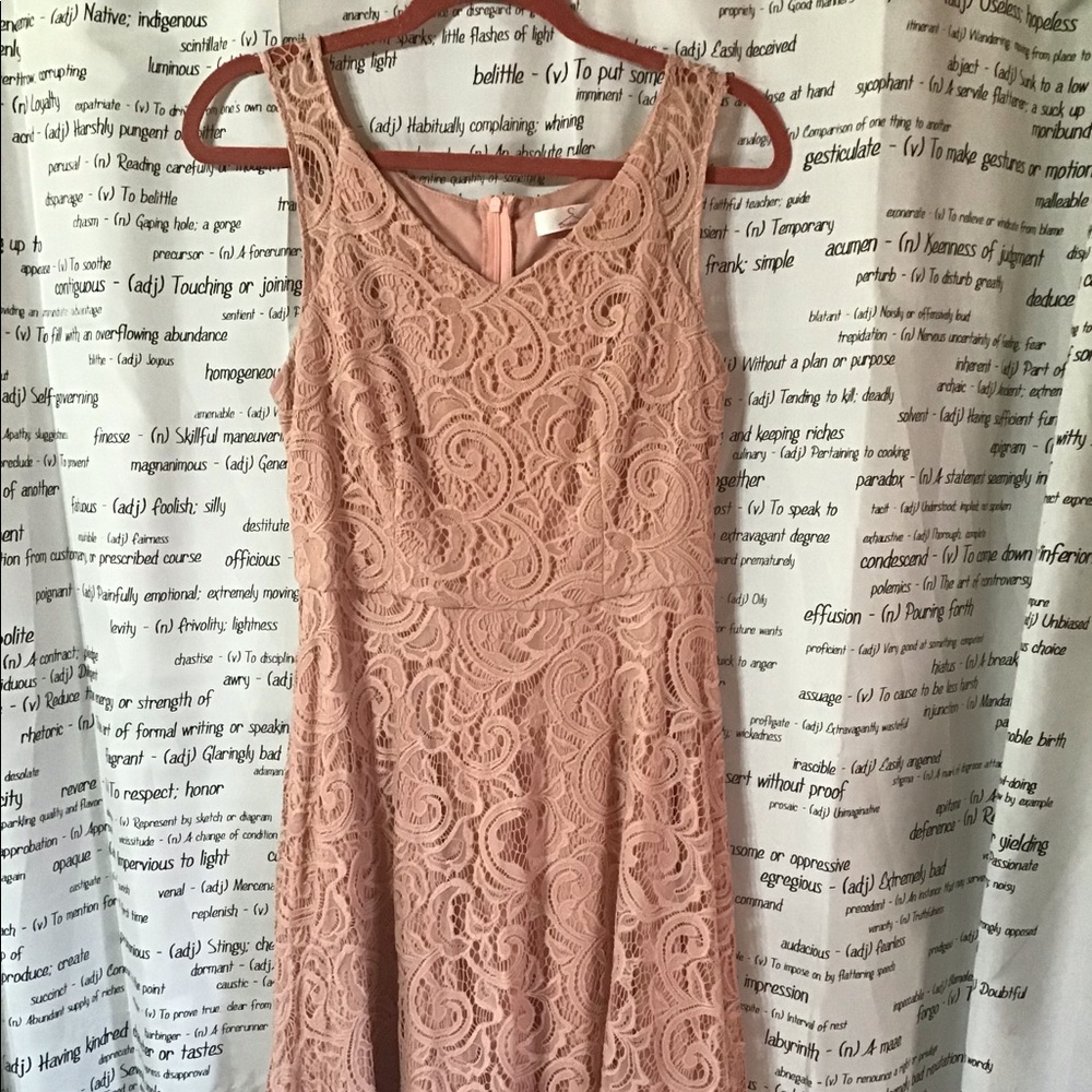 Pink dress